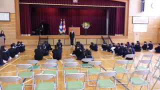 着任式　始業式の様子②