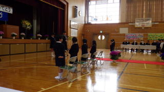 入学式の様子①