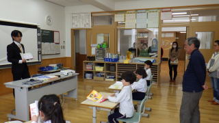 授業参観・ＰＴＡ総会の様子①