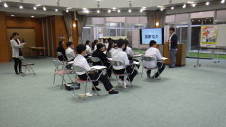 JICA国際協力機構出前講座の様子①