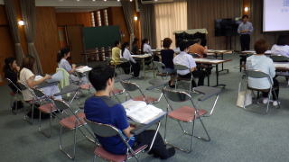 進路説明会の様子①