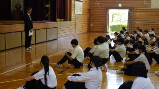 終業式の様子①