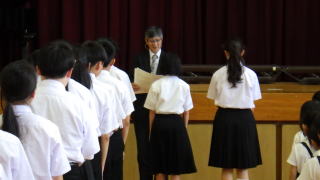 終業式の様子②