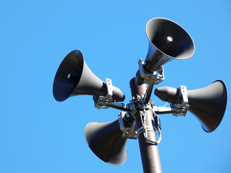 防災行政無線の写真